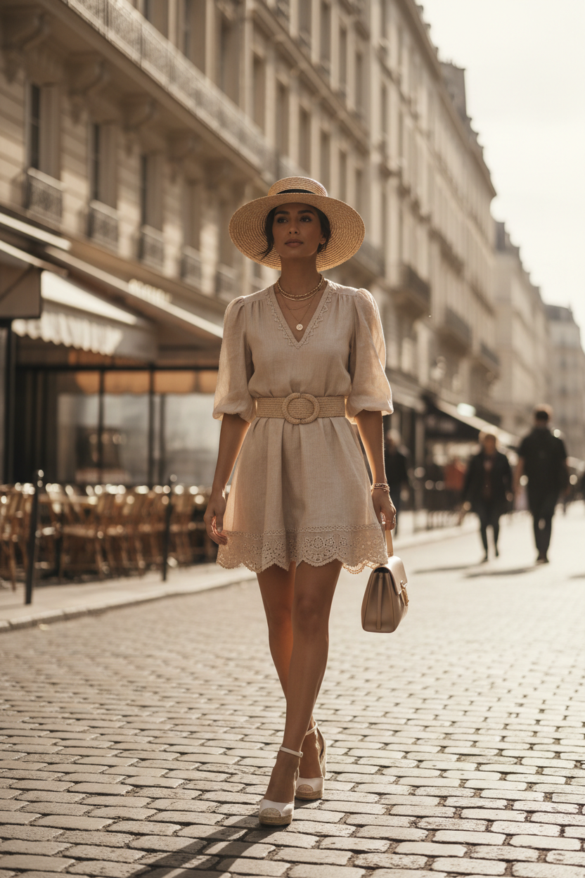 Robe courte parisienne