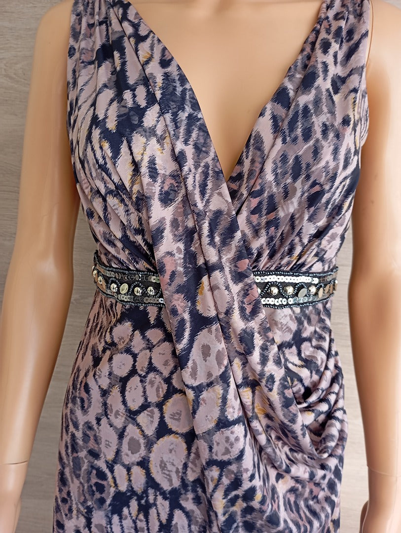 Robe vintage courte Linda Segal - M - multicolore - Très bon état -