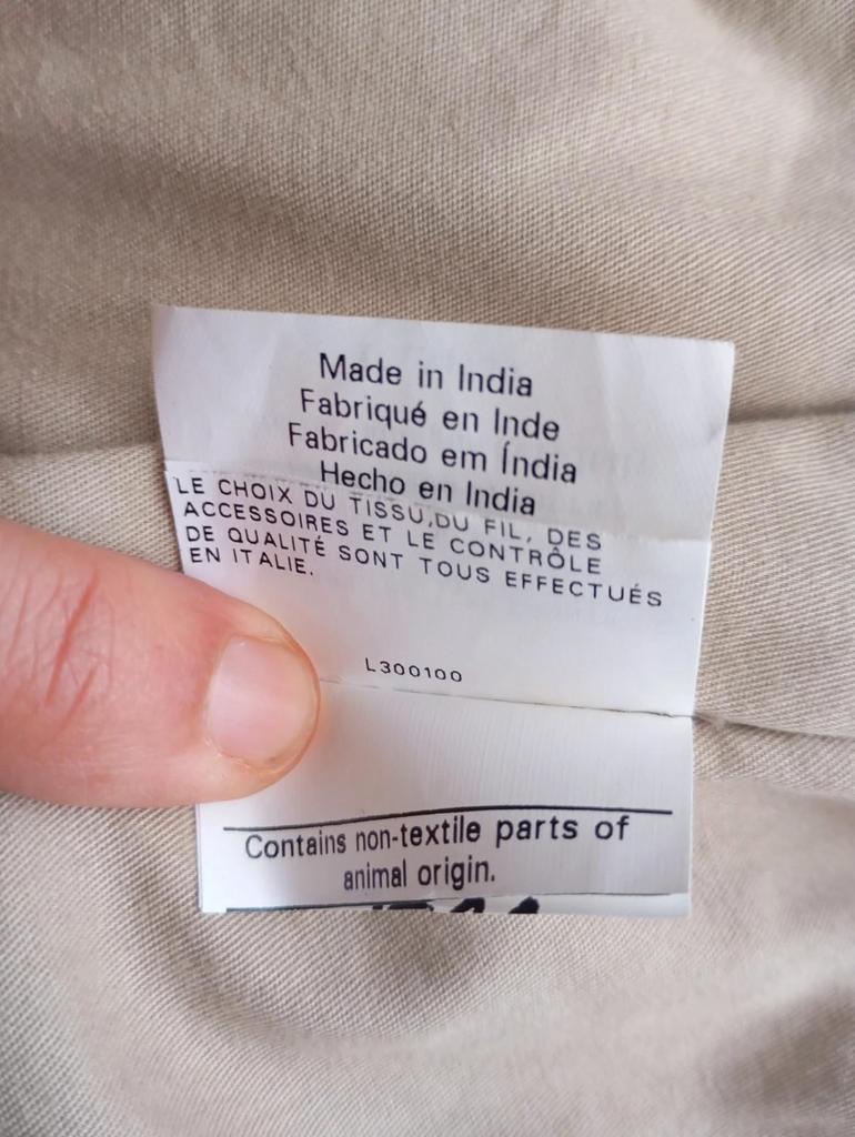 Jolie veste femme - en cuir véritable - Mcs - beige sable - style vintage américain - taille L/xl