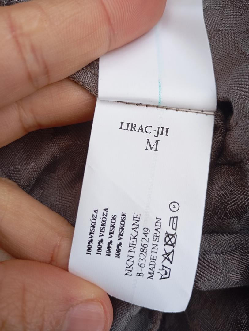 Blouse jacquard Nkn Nekane - M - Gris - Neuf - manches longues - 100% viscose