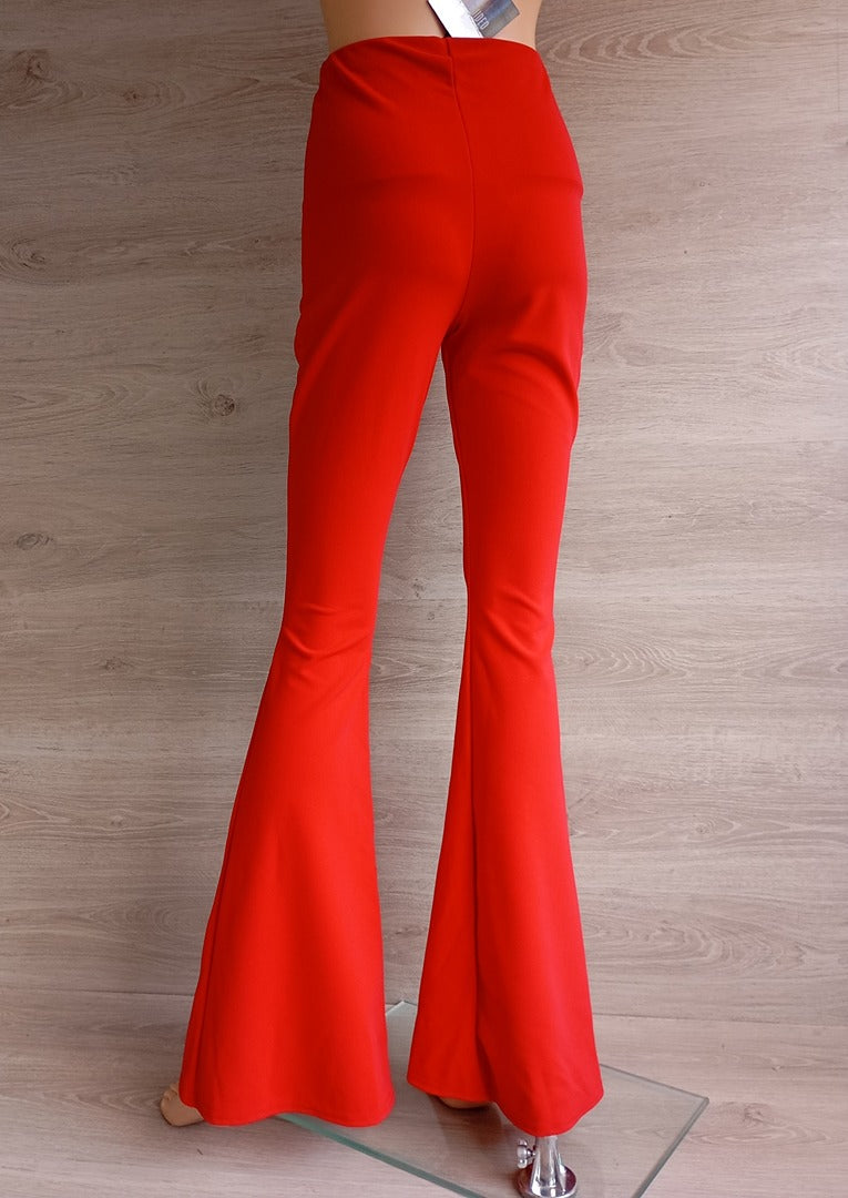Pantalon flare 🌸 Missguided 🌸 - 34 - Rouge - Neuf avec étiquette