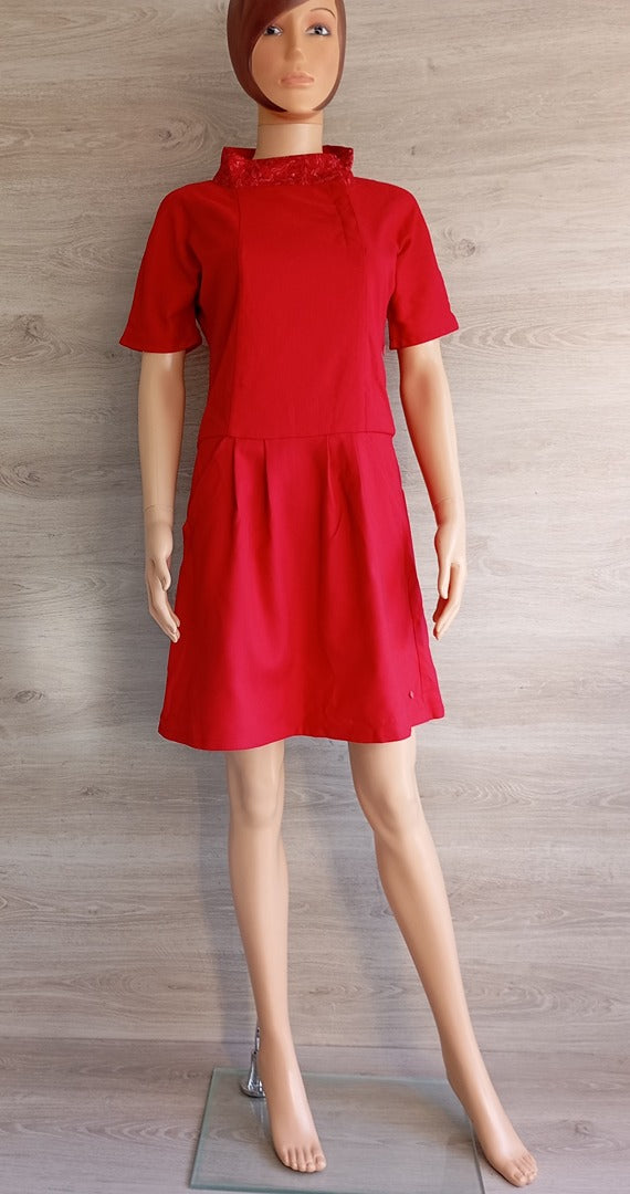 Robe courte manches courtes - Skunkfunk - M - fushia - Neuf avec étiquette