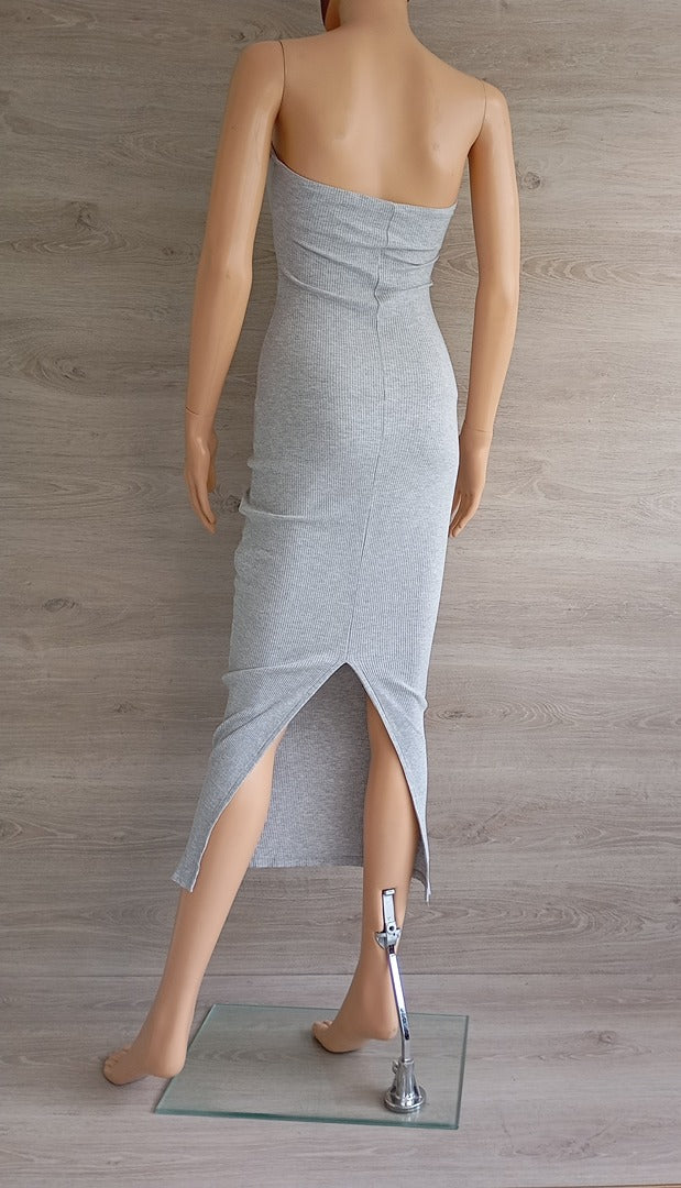 Robe bustier 🌸 Fb Sister - Xs - Gris - très bon état - maille côtelée