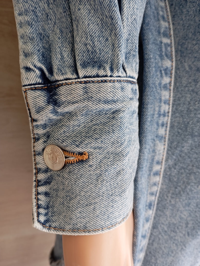 Robe en jean manches longues H&m - Xs - Bleu - Très bon état