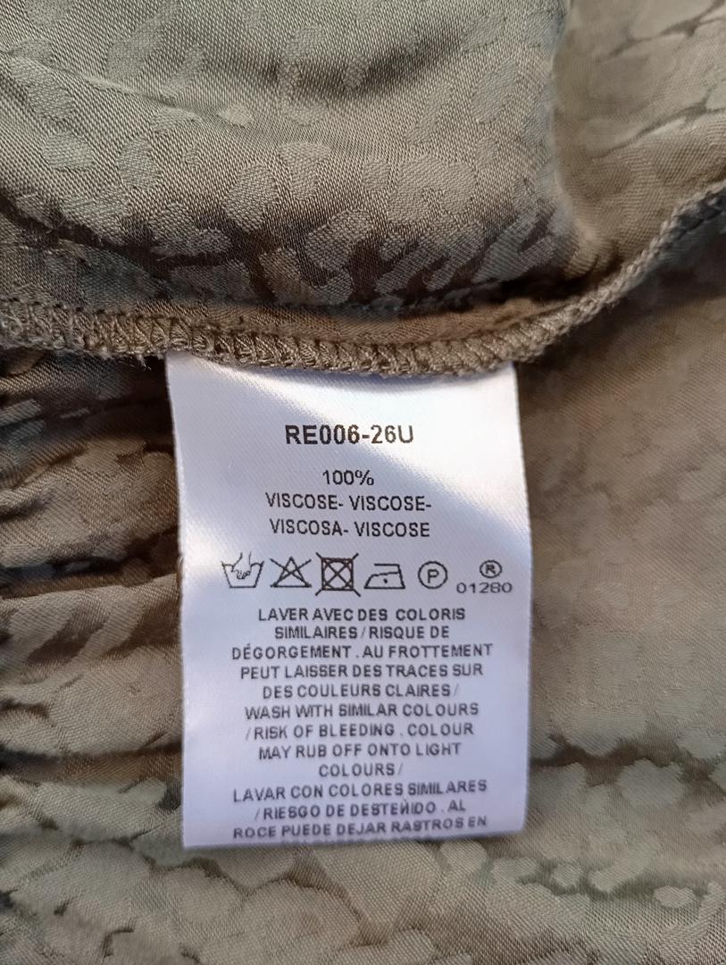 Robe midi Caroll manches longues taille 36 - kaki - Très bon état