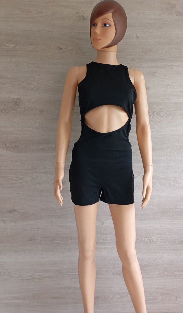 Combishort Shein - M - Noir - Neuf avec étiquette