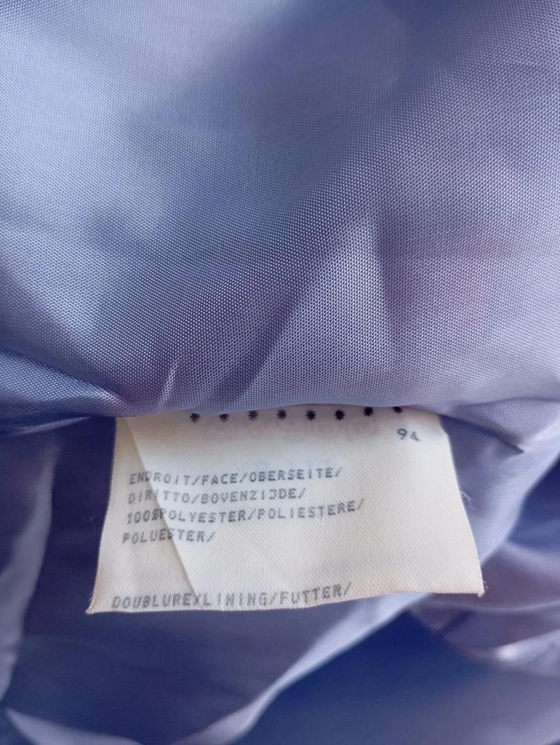 Tailleur bleu clair femme veste et jupe vintage S/m Atika