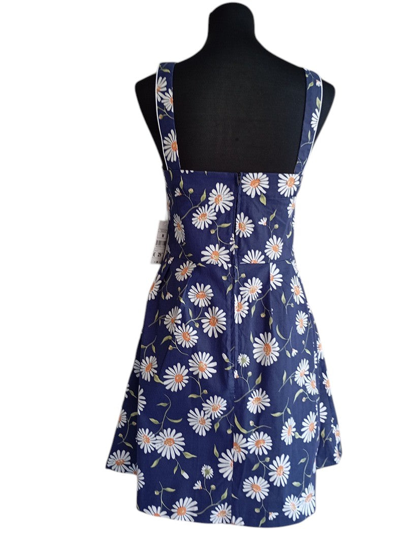 Robe d'été fleurie bleue — Blanco — T.M — Neuve