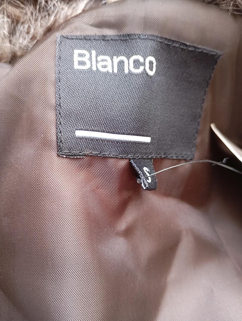Gilet fausse fourrure gris — Blanco — Taille S