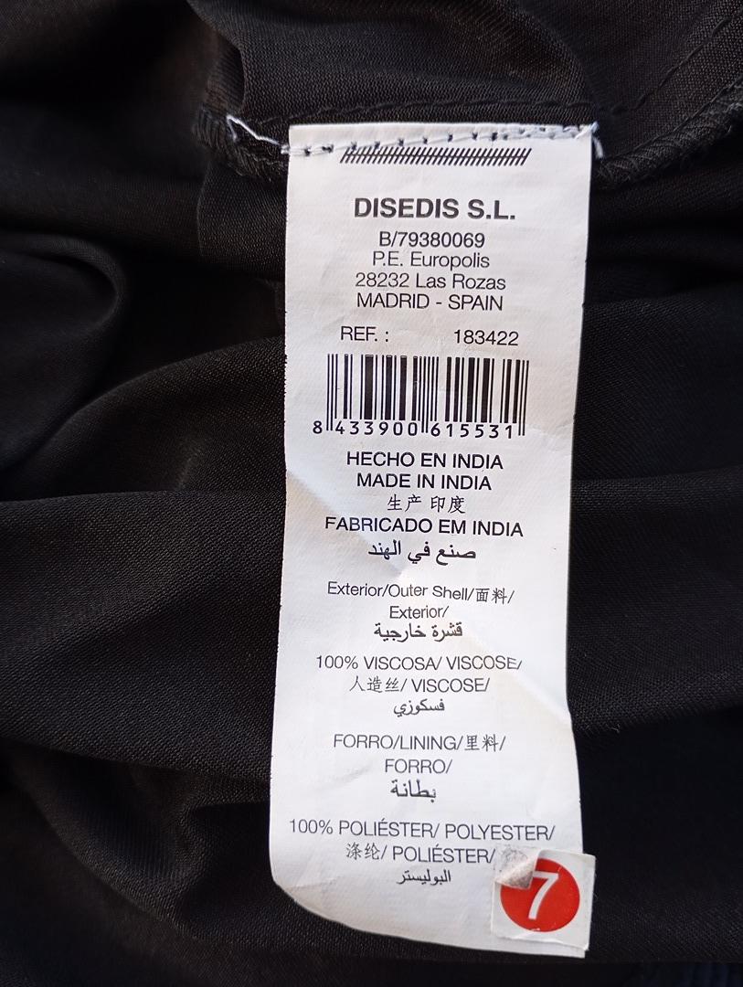 Robe courte - manches longues - Amichi Essentials - S - bordeau/multicolore - Neuf - viscose