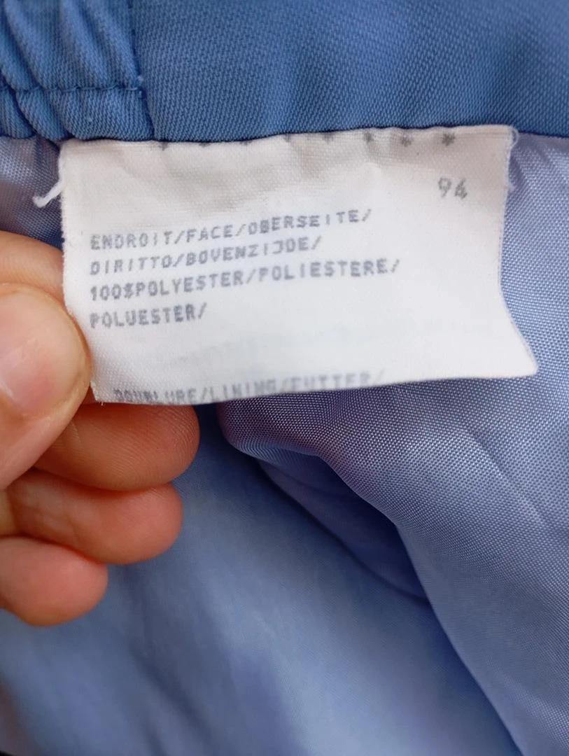 Tailleur bleu clair femme veste et jupe vintage S/m Atika