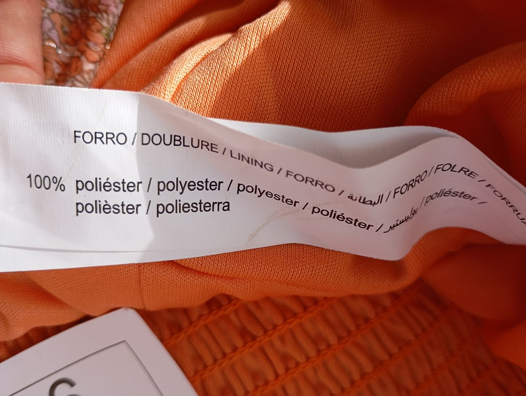 Crop top lefties - M - Orange - Neuf avec étiquette