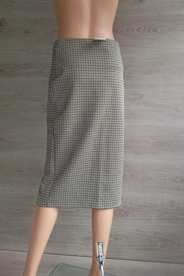Jupe formelle à carreaux H&m - S - beige - multicolore
