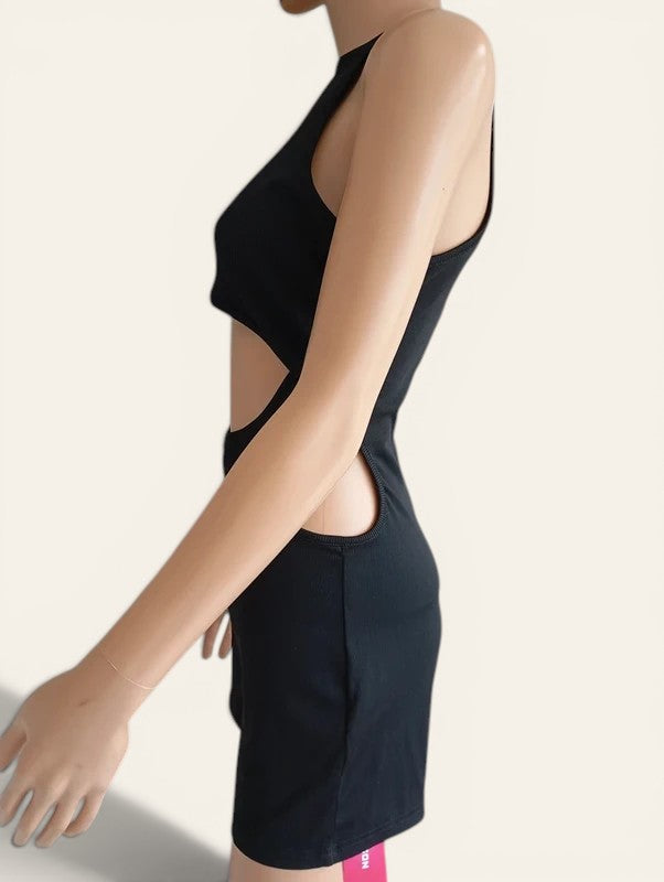 Combinaison short Shein - Noir - Cut-out - Neuf avec étiquette