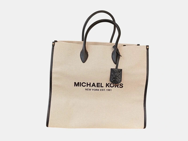 Grand Cabas Michael Kors – Toile Canvas & Cuir Noir