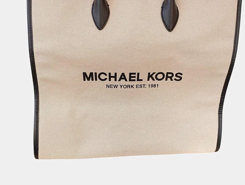 Grand Cabas Michael Kors – Toile Canvas & Cuir Noir