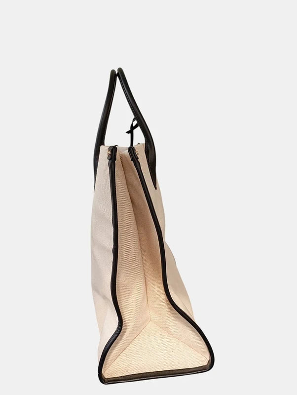 Grand Cabas Michael Kors – Toile Canvas & Cuir Noir