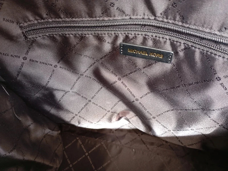 Grand Cabas Michael Kors – Toile Canvas & Cuir Noir