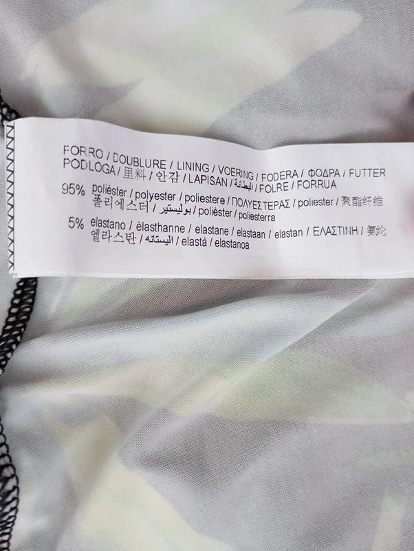 Mini robe dos nu imprimé tropical - Pull & Bear - Taille XS - Neuve avec étiquette