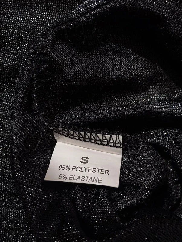 Mini robe argentée découpe latérale - Taille S - Très bon état