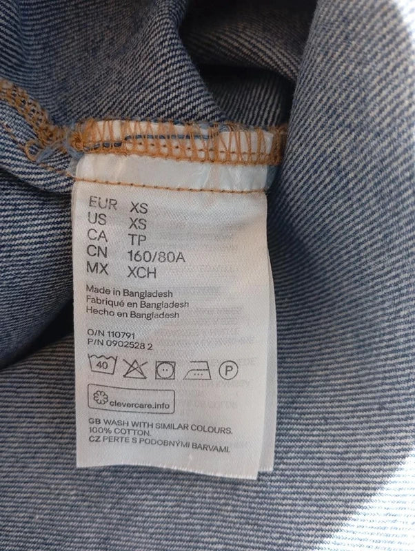 Robe chemise en jean — Divided H&M — Taille XS — Seconde Main