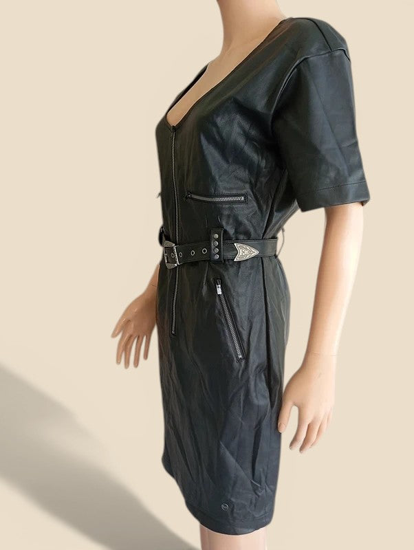 Robe Kaporal Jeans TORNW22 – Noir | Similicuir | Taille L