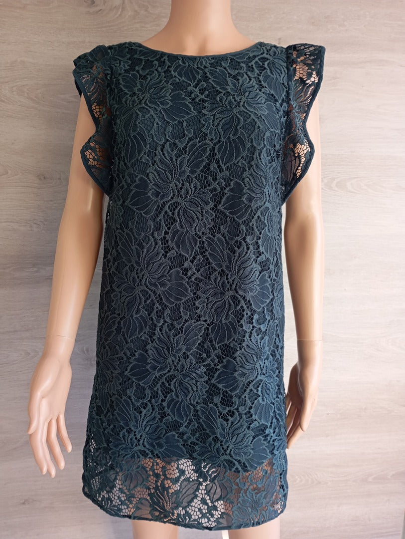 Robe courte lpb woman - S - Vert foncé - Très bon état