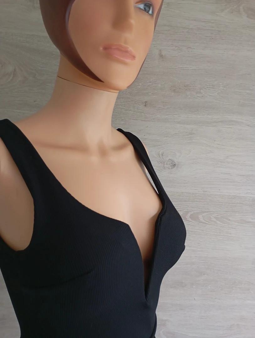 Jolie robe de soirée 🌸 Twins 🌸 Tu - Noir - Neuf - sans manches - décolleté