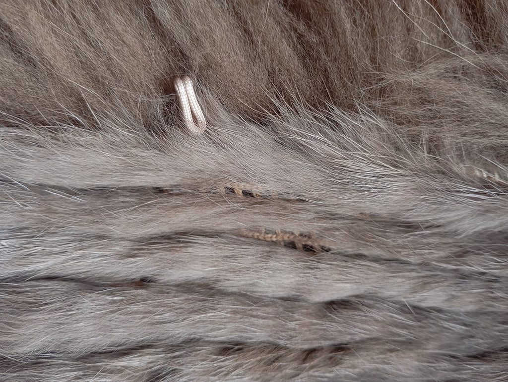 Gilet sans manches en fourrure naturelle - M - Très bon état