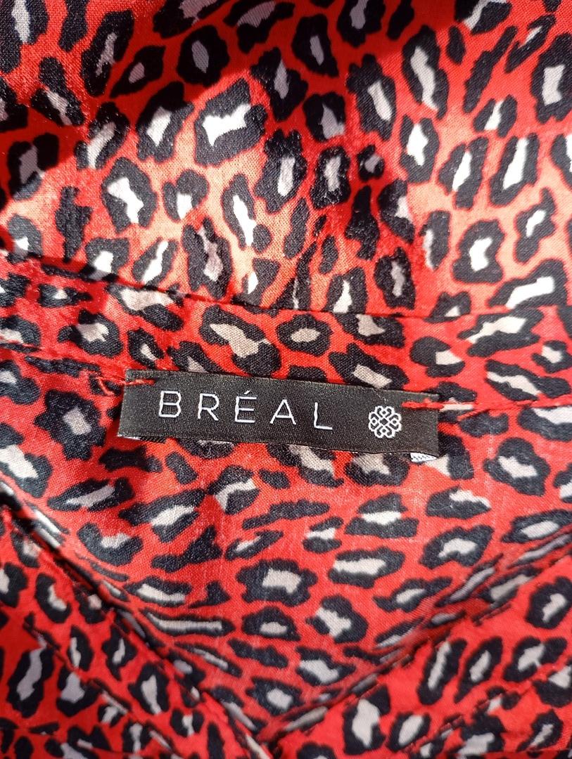Blouse Bréal - 40 - Rouge - Très bon état - viscose