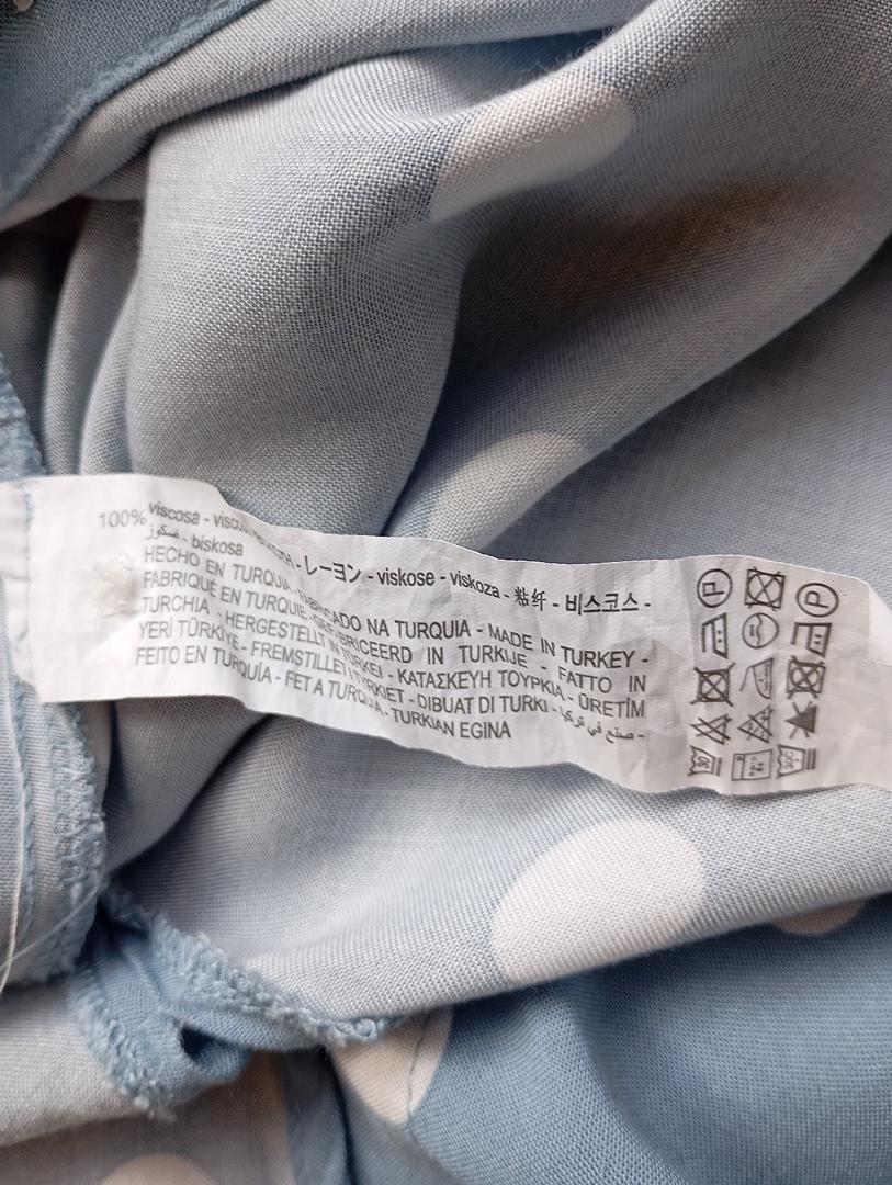 Robe chemise bleu ciel à pois — Bershka — Taille S — Très bon état