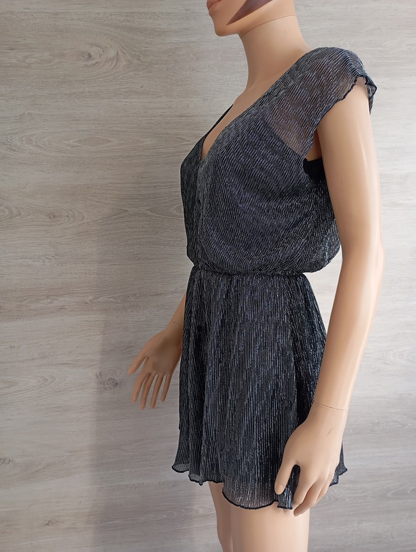 Combinaison short - sans marque - L - Noir/argentée