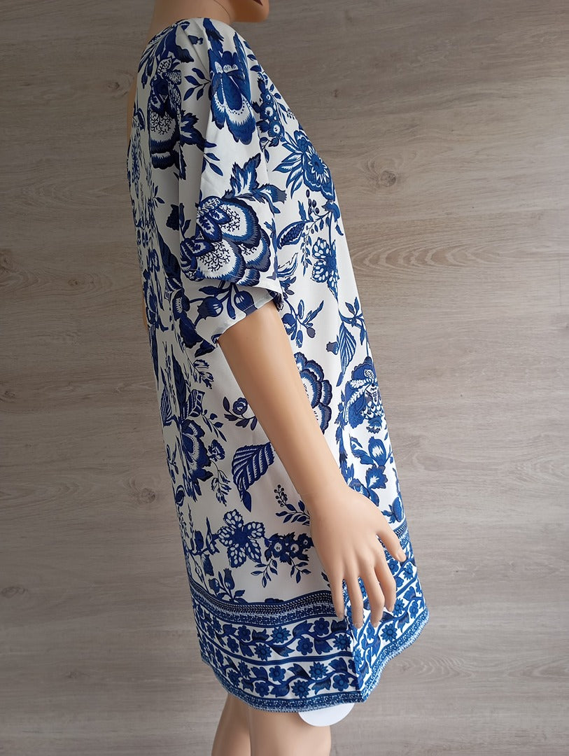 Robe courte d'été 🌸 Shein 🌸- S - Bleu - Neuf avec étiquette