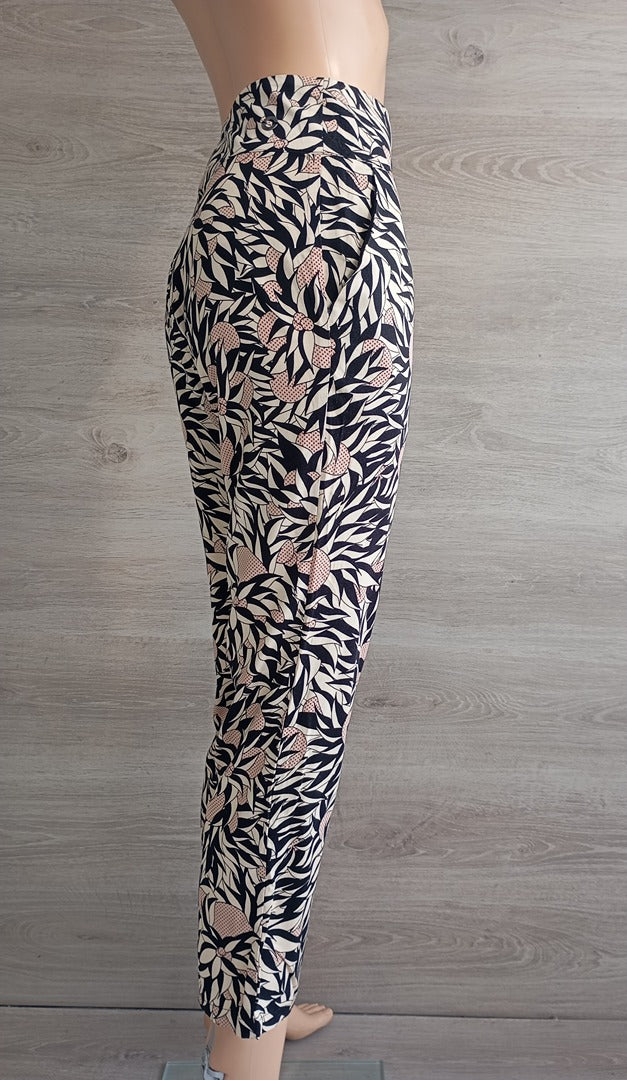 Pantalon  Skunkfunk - 34 - Noir/multicolore - neuf - imprimé floral
