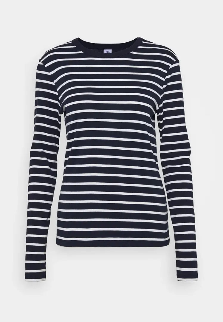 T-shirt manches longues femme Petit Bateau - Xs - Navy - très bon état