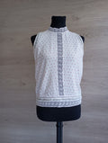 Blouse sans manches - Promod - 38 - Blanc - Très bon état