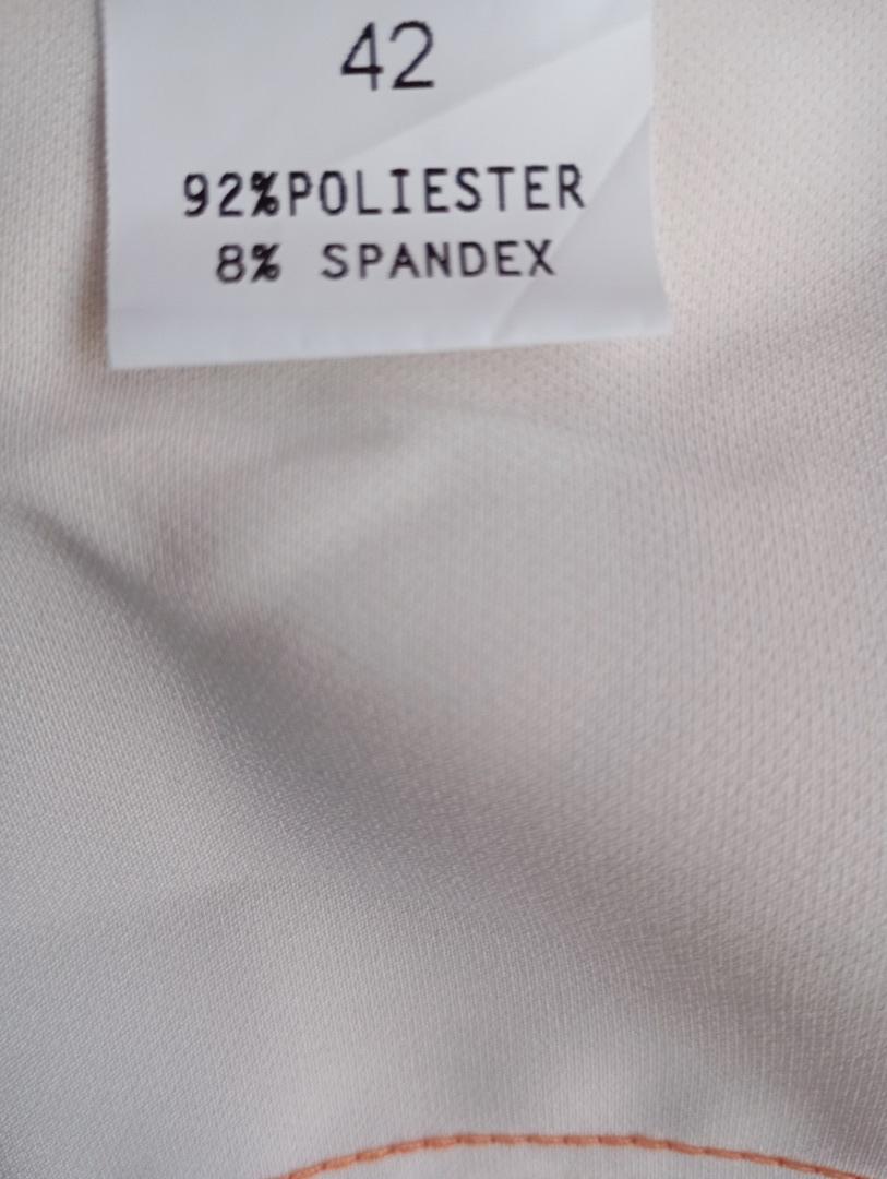 Combinaison pantalon orange à pois — Marú Atelier — Taille 42