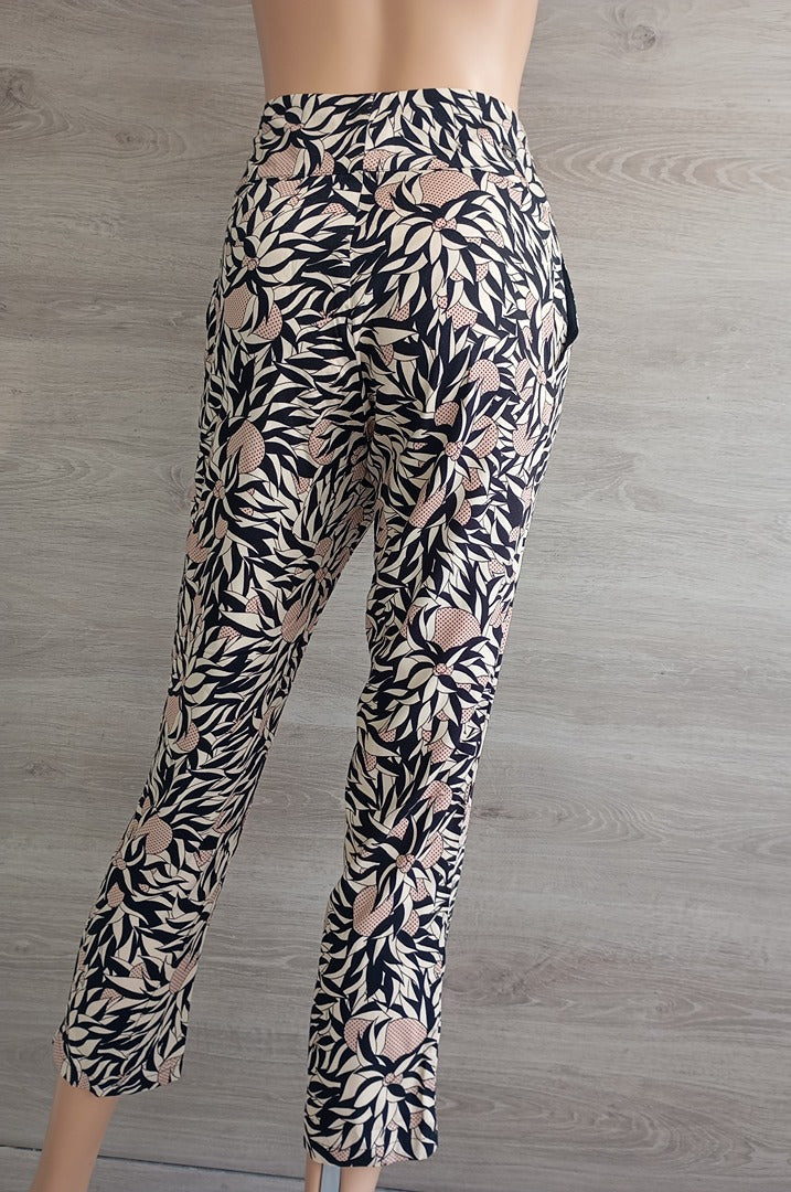 Pantalon  Skunkfunk - 34 - Noir/multicolore - neuf - imprimé floral