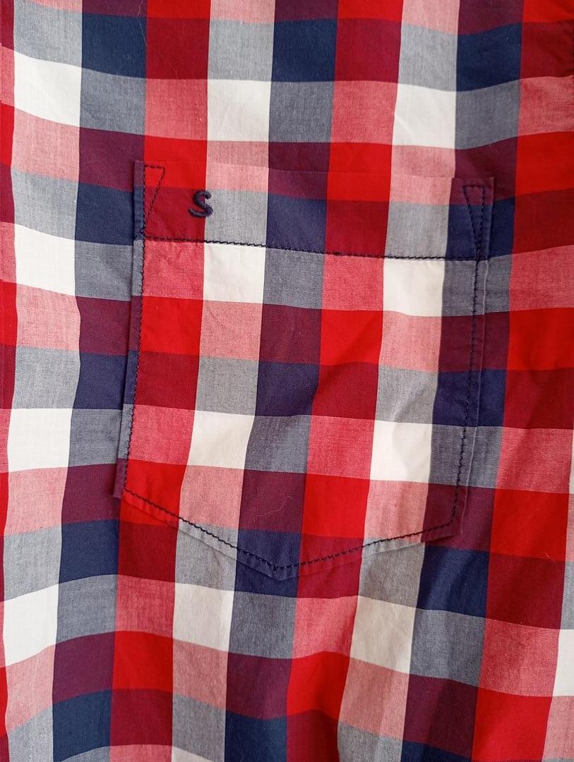 Chemise manches longues homme - Salsa - L - Rouge/multicolore - Très bon état
