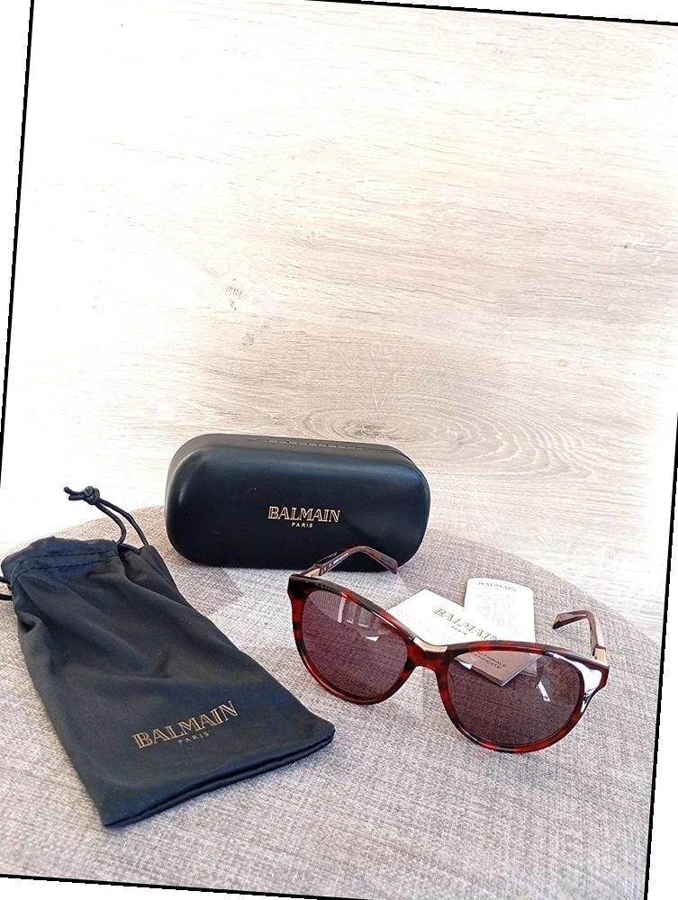 Superbes lunettes de soleil femme Balmain marron Bl 2100 C02