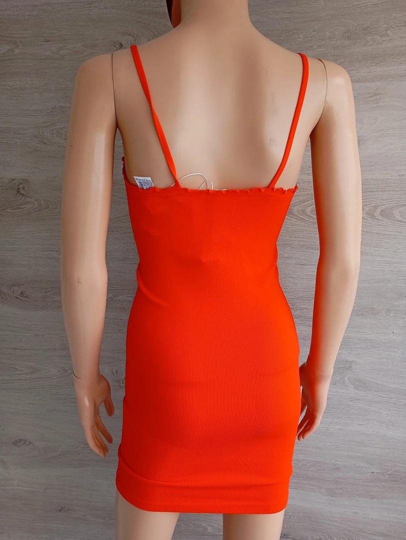 Robe mini à bride moulante 🌸 Bershka 🌸 Xs-s - Orange