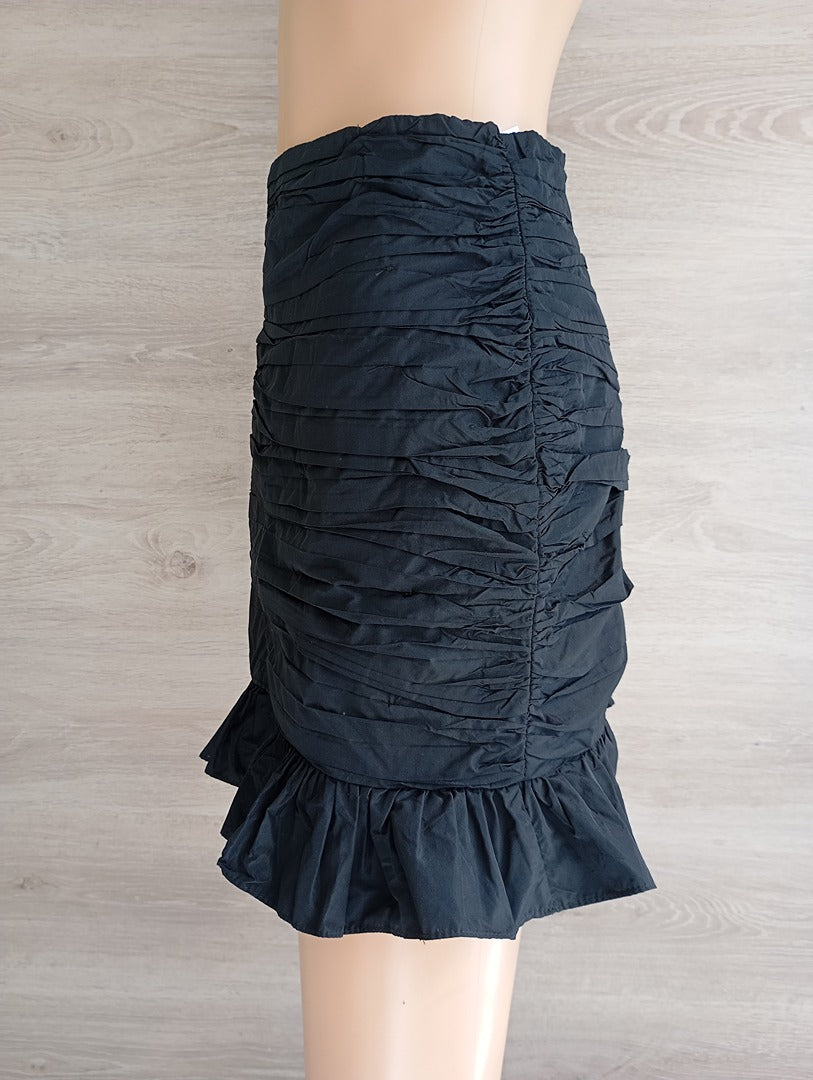 Jupe courte Zara - S - Noir - Neuf avec étiquette