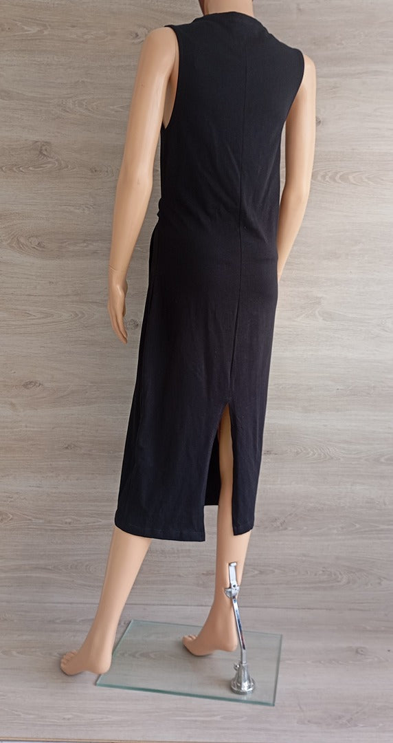 Robe midi sans manches 🌸 Mango 🌸 S - Noir - Neuf avec étiquette - coton