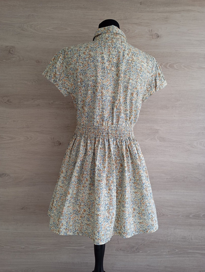 Robe casual fleurie crème — ICHI — Taille M — Neuve