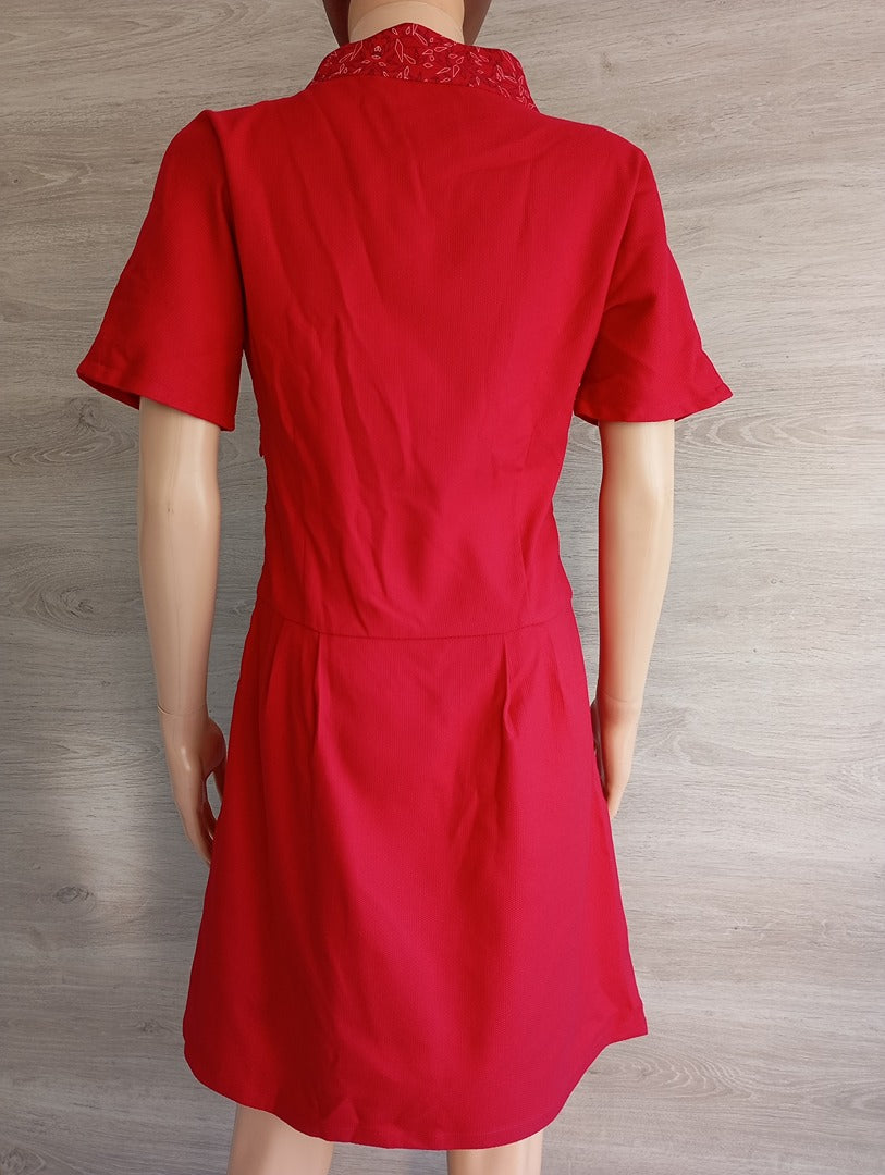 Robe courte manches courtes - Skunkfunk - M - fushia - Neuf avec étiquette