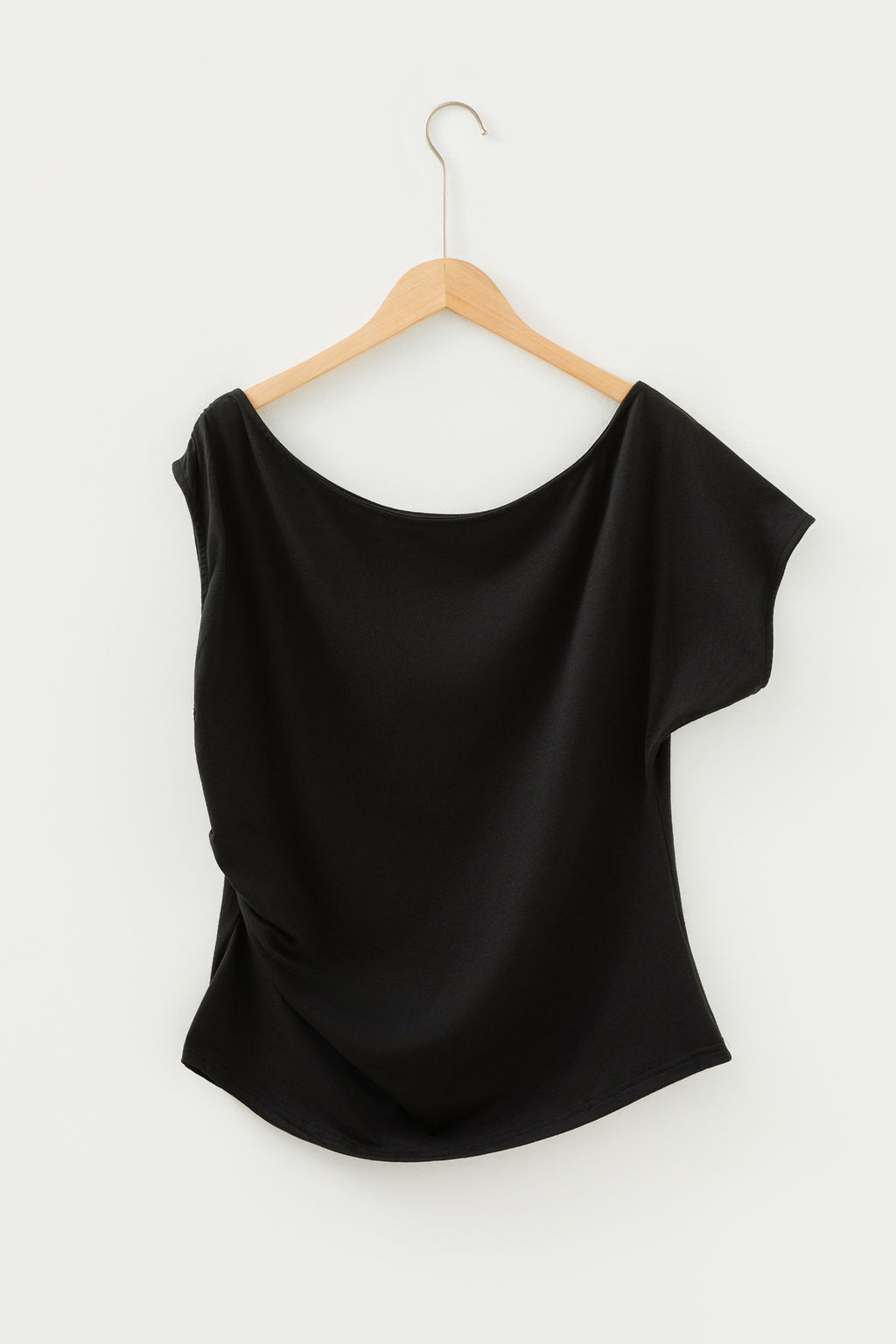 Top Grande Taille Col Asymétrique — 5 Coloris