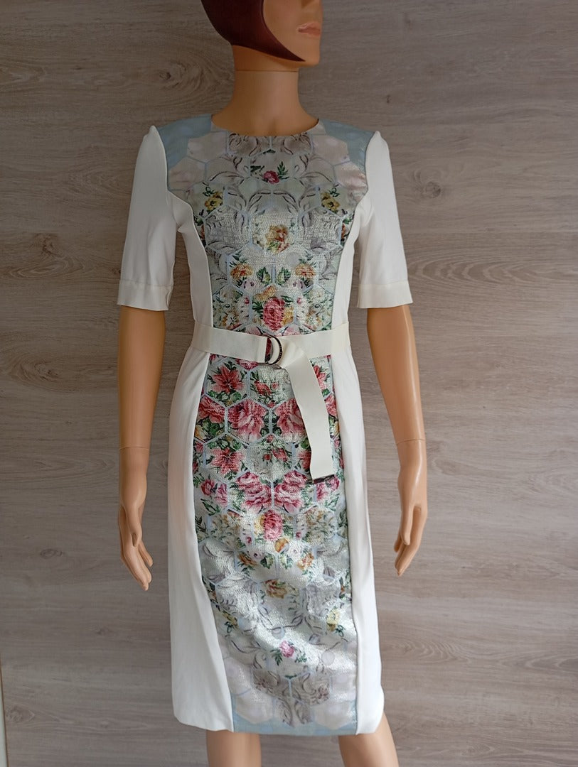 Robe Ted Baker - 36 - Blanc - Très bon état
