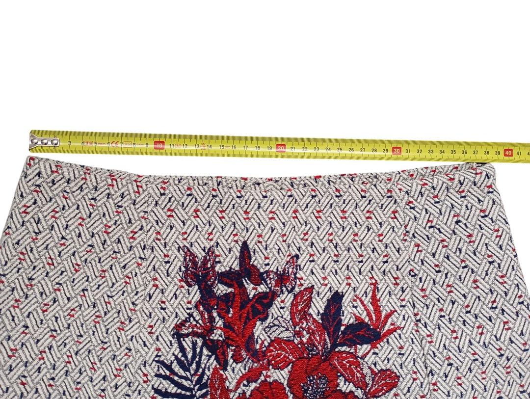 Mini-jupe 🌸 Springfield 🌸 38 - multicolore - Neuf avec étiquette - tissage jacquard - broderies