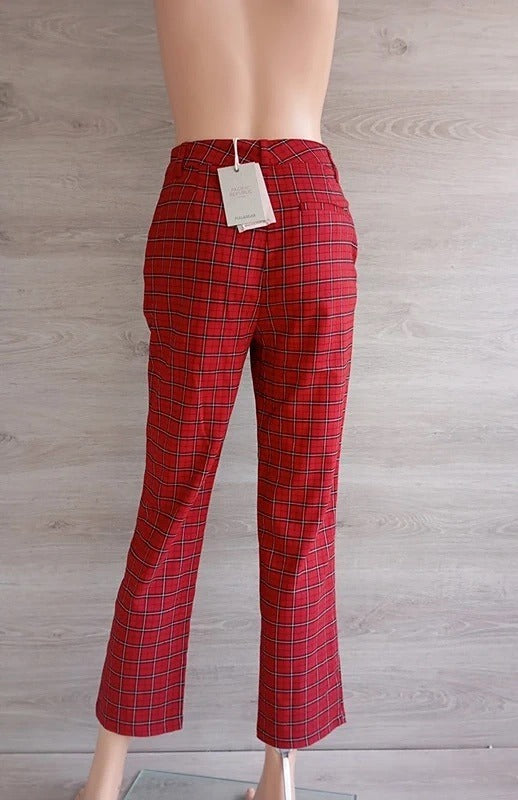 Pantalon Pull&bear - 34 - Rouge - Neuf avec étiquette