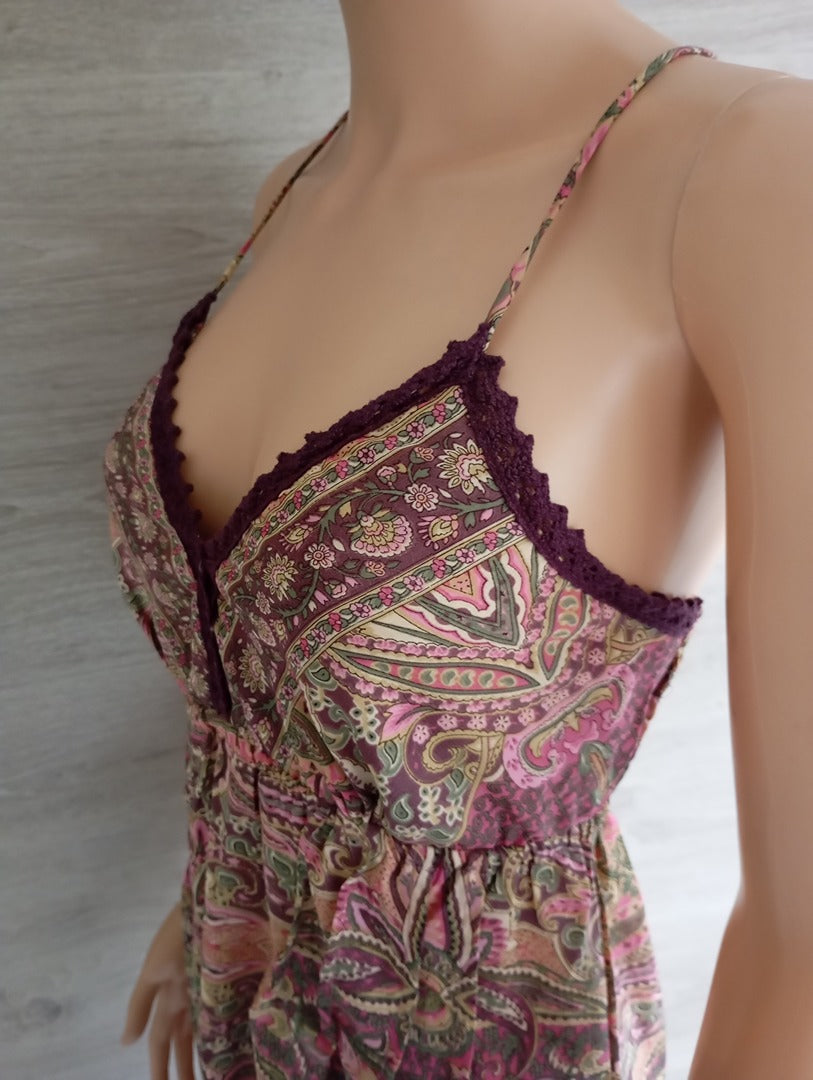 Robe d'été courte 🌸 Natura 🌸 S - Rose/multicolore - Neuf avec étiquette